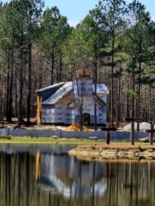 New chapel under construction at Whispering Pines Venue